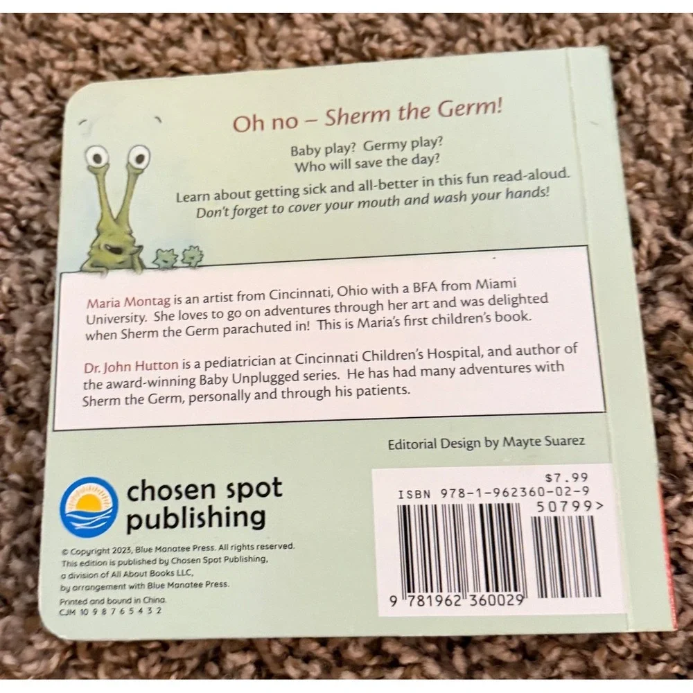 DK-The Bacteria Book & Sherm the Germ Books